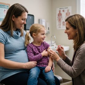 Protect your family. Why pregnant women and young children need flu shots